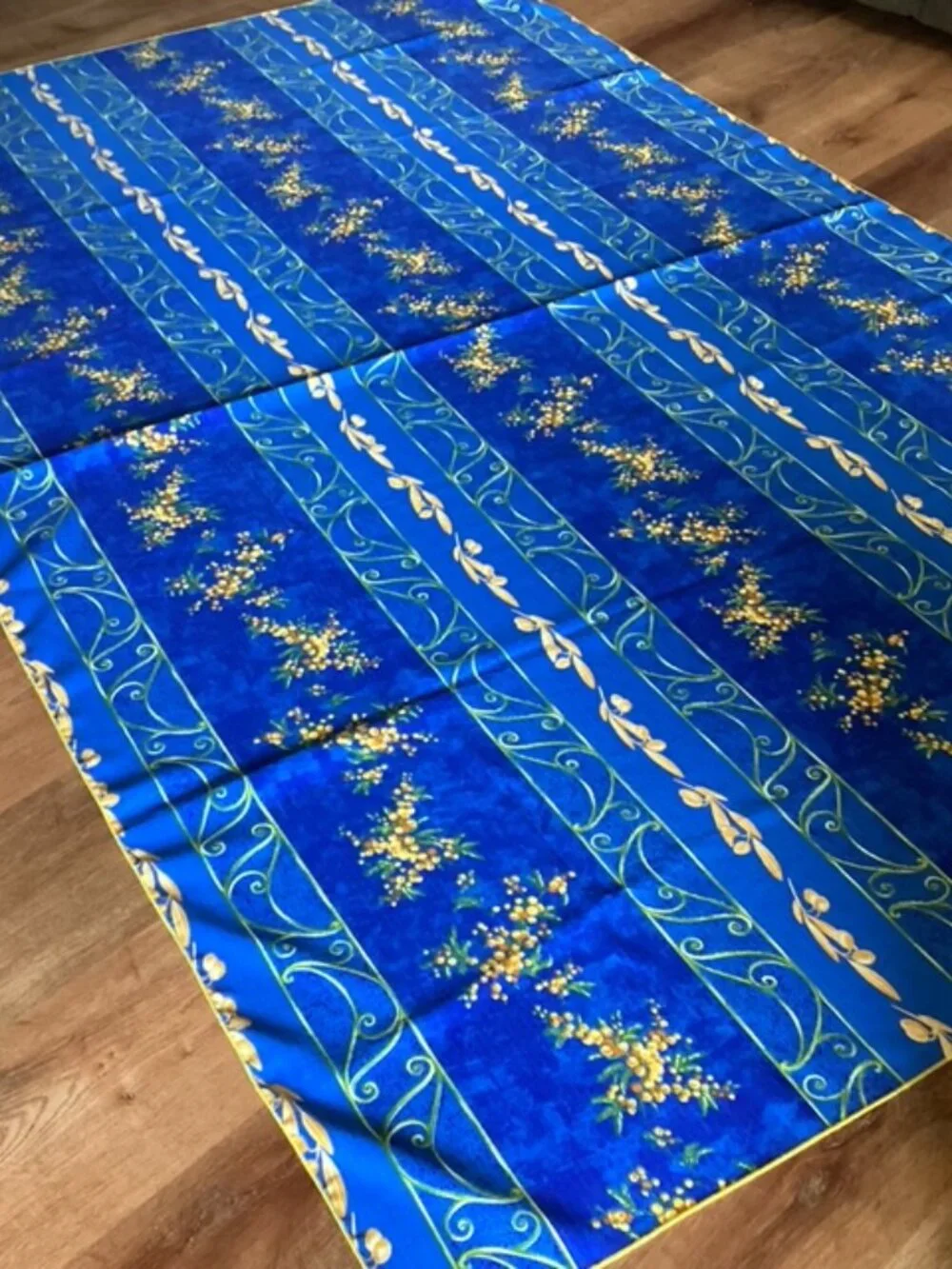 Blue &‎ Yellow Tablecloth Rectangle 96'x60